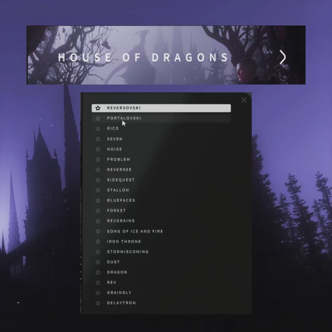 Load video: Portal Presets :