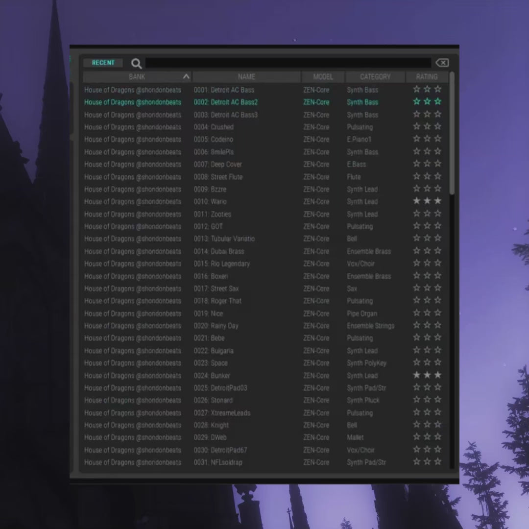 Load video: Portal Presets :